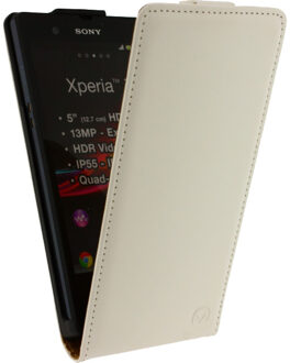Ultra Slim Flip Case Sony Xperia Z White