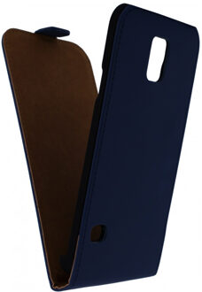 Ultra Slim Flipcase voor de Samsung Galaxy S5 / S5 Plus / S5 Neo - Donkerblauw
