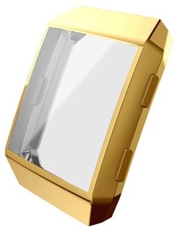 Ultra-Slim Precieze Scherm Beschermende Case Cover voor Fitbit Ionische Slimme Horloge gouden