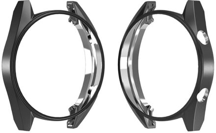 Ultra Slim Protector Case Voor Huawei Horloge Gt 46Mm Soft Hollow Out Horloge Cover Huawei Gt Horloge Case Beschermende bumper Shell zwart