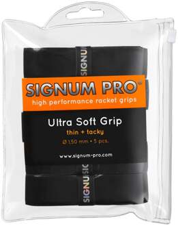 Ultra Soft Grip Verpakking 5 stuks zwart - nosize