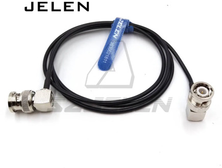 Ultra-soft SDI video signal cable, camera monitor SDI line, BNC plug to BNC plugs elbow, SDI pigtail. Camera RF coaxial cable