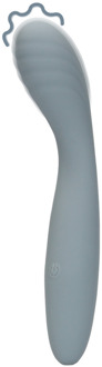 Ultra Soft Silicone G-Spot Vibrator - Basalt Grijs