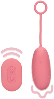 Ultra Soft Siliconen Eivibrator met Afstandsbediening - Roze Arabesque