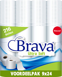 Ultra Soft Toiletpapier - 216 Rollen - Ultiem Comfort WC Papier - Superieure Sterkte - Maximale Absorptie & Pluisvrij - Voordeelverpakking WC Papier
