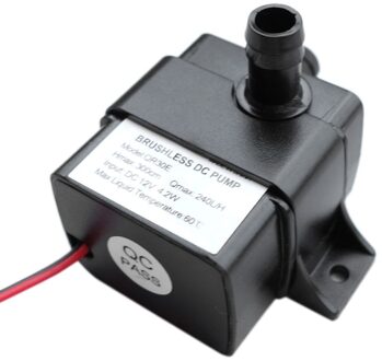 Ultra-Stille Dc 12V 4.2W 240L/H Debiet Waterdichte Borstelloze Pomp Mini Dompelpomp QR30E