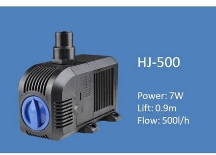 Ultra stille Dompelpomp voor Outdoor Fontein Hydrocultuur Vijver Beeldhouwwerken Rotstuin Aquarium Powerhead Verstelbare HJ-500