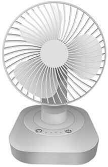 Ultra-stille Usb Opladen Handheld Low Noise Smart Home Draagbare Bureau Mini Ventilator Zomer Koel Desktop Fan Schudden Fan WH
