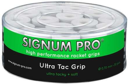 Ultra Tac Grip Verpakking 30 stuks wit - nosize