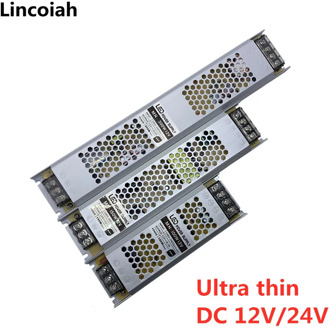 Ultra Thin LED Power Supply DC 12V 24V Lighting Transformers 60W 100W 150W 200W 300W 400W 500W AC190-240V Driver For LED Strips