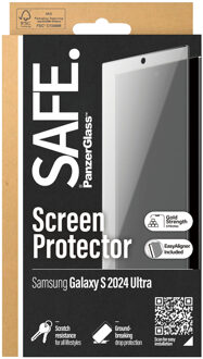 Ultra-Wide Fit Screenprotector Refresh incl. applicator voor de Samsung Galaxy S24 Ultra Transparant