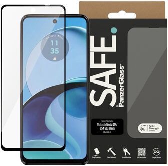 Ultra-Wide Fit Screenprotector voor de Motorola Moto G14 Transparant