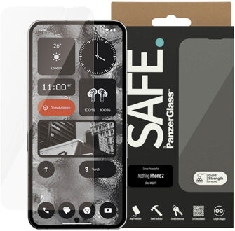 Ultra-Wide Fit Screenprotector voor de Nothing Phone (2) Transparant