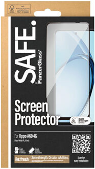 Ultra-Wide Fit Screenprotector voor de Oppo A60 (4G) Transparant