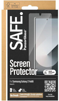 Ultra-Wide Fit Screenprotector voor de Samsung Galaxy Z Fold 6 Transparant