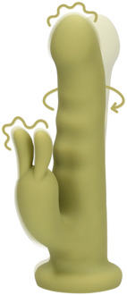 Ultra zachte silicone roterende rabbit vibrator