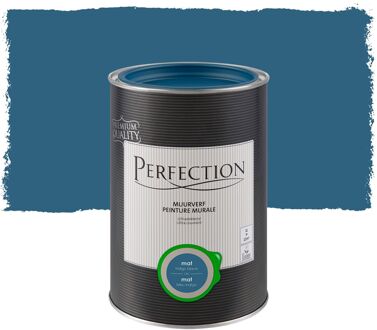 Ultradekkend Muurverf - Mat - Indigo Blauw - 1l