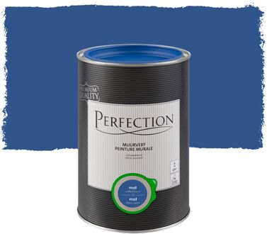 Ultradekkend Muurverf - Mat - Saffierblauw - 1l