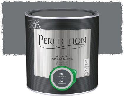 Ultradekkend Muurverf - Mat - Steenkool - 2,5l