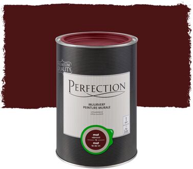 Ultradekkend Muurverf - Mat - Wijnrood - 1l