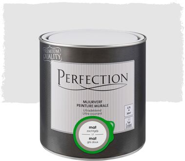 Ultradekkend Muurverf - Mat - Zachtgrijs - 2,5l