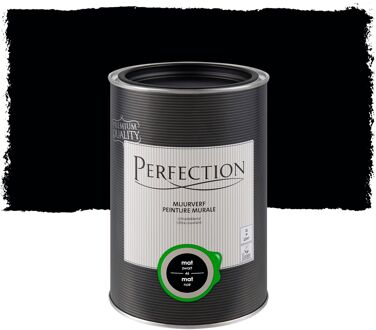 Ultradekkend Muurverf - Mat - Zwart - 1l