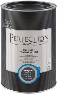 Ultradekkend Muurverf - Zijdeglans - Antraciet - 1l