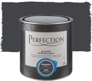 Ultradekkend Muurverf - Zijdeglans - Antraciet - 2,5l