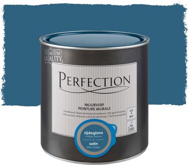 Ultradekkend Muurverf - Zijdeglans - Indigo Blauw - 2,5l