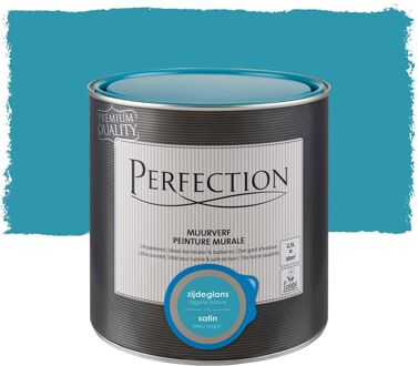 Ultradekkend Muurverf - Zijdeglans - Lagune Blauw - 2,5l