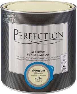 Ultradekkend Muurverf - Zijdeglans - Olijfgroen - 2,5l