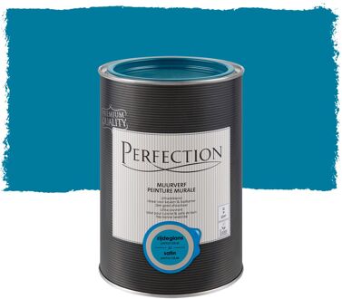 Ultradekkend Muurverf - Zijdeglans - Petrol Blue - 1l
