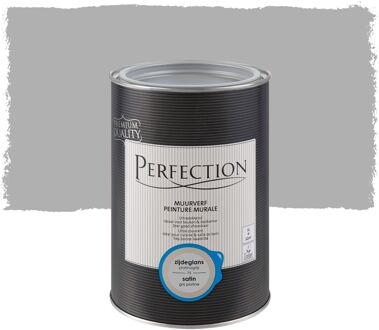 Ultradekkend Muurverf - Zijdeglans - Platinagrijs - 1l