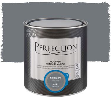 Ultradekkend Muurverf - Zijdeglans - Steenkool - 2,5l
