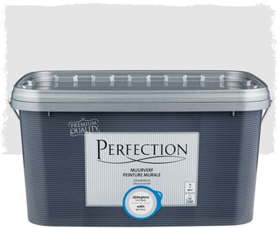 Ultradekkend Muurverf - Zijdeglans - Zachtgrijs - 5l