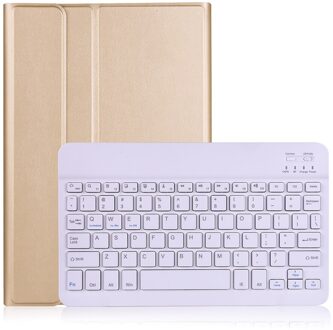 Ultradunne Afneembare Wireless Bluetooth Keyboard Case Voor Samsung Tab S7 11 Inch T870 & T875 Slanke Stand Lichtgewicht case goud