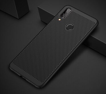 Ultradunne Koeling Voor Xiao mi rode Mi 7 rode mi Note 7 Note7 Pro global Versie Rode Mi ademhaling Telefoon Case Hard Volledige Case Case Capa RedMi Note 7 / zwart