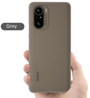 Ultradunne Pp 0.4Mm Matte Frosted Case Voor Xiaomi Redmi K40 Pro Slim Super Dunne Ultra Dunne Plastic Beschermhoes doorzichtig grijs / For Redmi K40 Pro