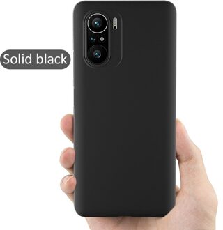 Ultradunne Pp 0.4Mm Matte Frosted Case Voor Xiaomi Redmi K40 Pro Slim Super Dunne Ultra Dunne Plastic Beschermhoes Solid zwart / For Redmi K40 Pro