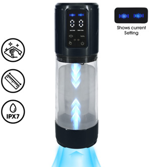 UltraLift - Automatische Waterdichte Masturbator Pomp - Gun Metal