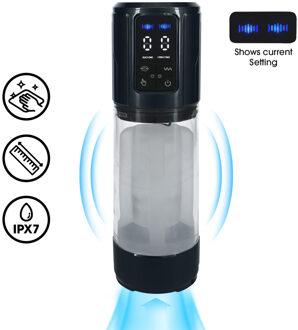 UltraLift - Automatische Waterdichte Masturbator Pomp - Gun Metal