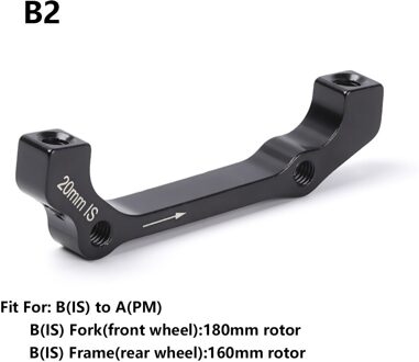 Ultralight 180/203/140/160Mm Mountainbike Rotor Schijfrem Adapter Pm/Is Converter Een naar B Fiets Accessoires B2