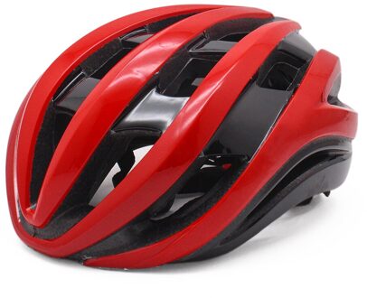 Ultralight Aero Triathlon Fietshelm Vrouwen Mannen Mtb Racefiets Aerodynamica Wind Helm Ciclismo Casco Rood Fietshelm