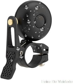 Ultralight Fiets Bell 2 Voice Klassieke Koperlegering Hoorn Draagbare Kleine Ring Voor Berg En Racefiets zwart