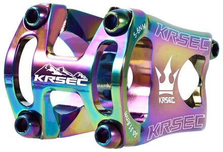 Ultralight Fiets Stuurpen 31.8Mm Stuur Aluminium Mountainbike Stengels 50Mm Regenboog Mtb Fiets Stuur Stengels Fiets Accessoires