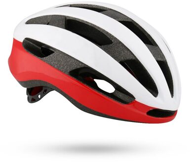 Ultralight Racing Fietshelm Integraal Gegoten Mtb Fietshelm Mannen Vrouwen Outdoor Sport Mountainbike Racefiets Helm wit en rood