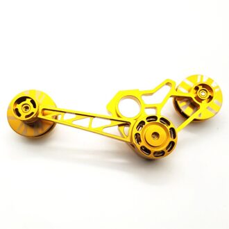 Ultralight Single Speed/2 Snelheden/3 Snelheden Fiets Achterderailleur Spanner Voor Brompton Vouwfiets goud