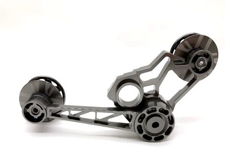Ultralight Single Speed/2 Snelheden/3 Snelheden Fiets Achterderailleur Spanner Voor Brompton Vouwfiets grijs