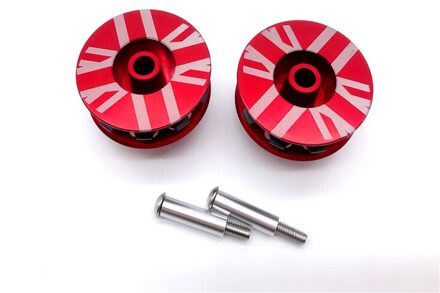 Ultralight Single Speed/2 Snelheden/3 Snelheden Fiets Achterderailleur Spanner Voor Brompton Vouwfiets rood 1 paar