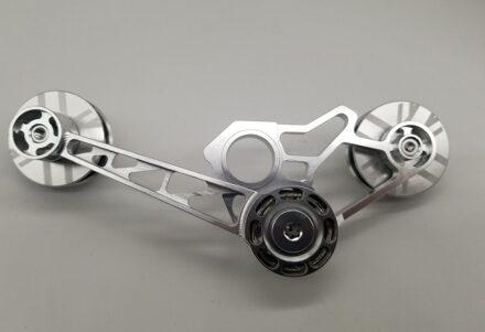 Ultralight Single Speed/2 Snelheden/3 Snelheden Fiets Achterderailleur Spanner Voor Brompton Vouwfiets zilver